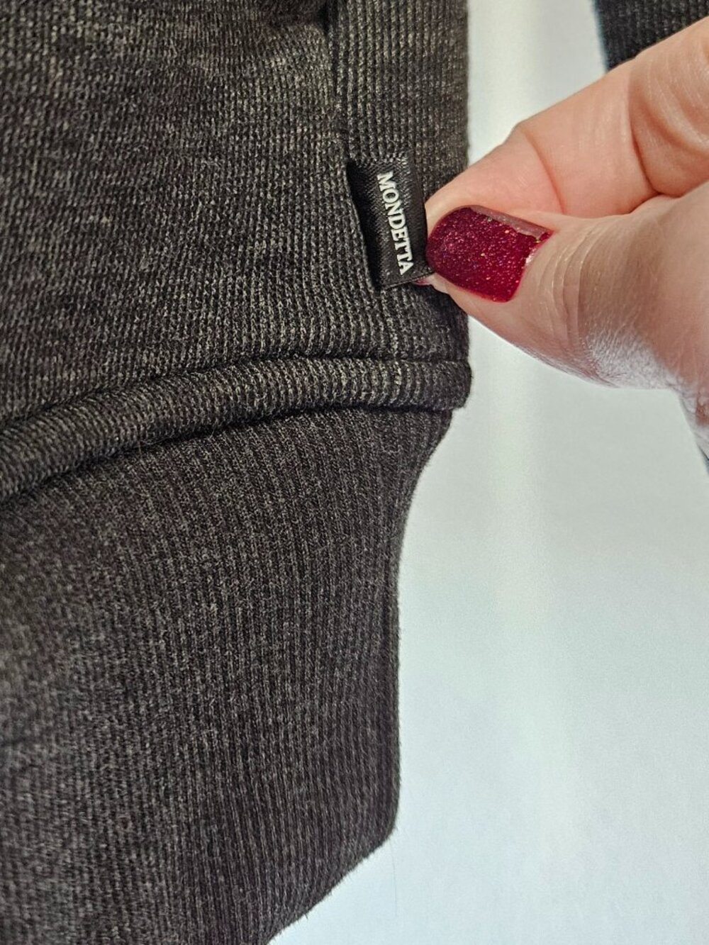 MONDETTA Fleece Full Zip Jacket | Size Small (tag) to Medium (See Measurements) - Picture 10 of 13